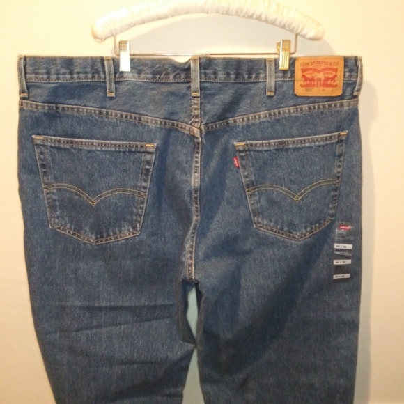 Levi's 550 Red Label 46 x 30 100% Cotton Relaxed Fit Jeans - Picture 6 of 16